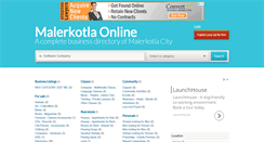 Desktop Screenshot of malerkotlaonline.com